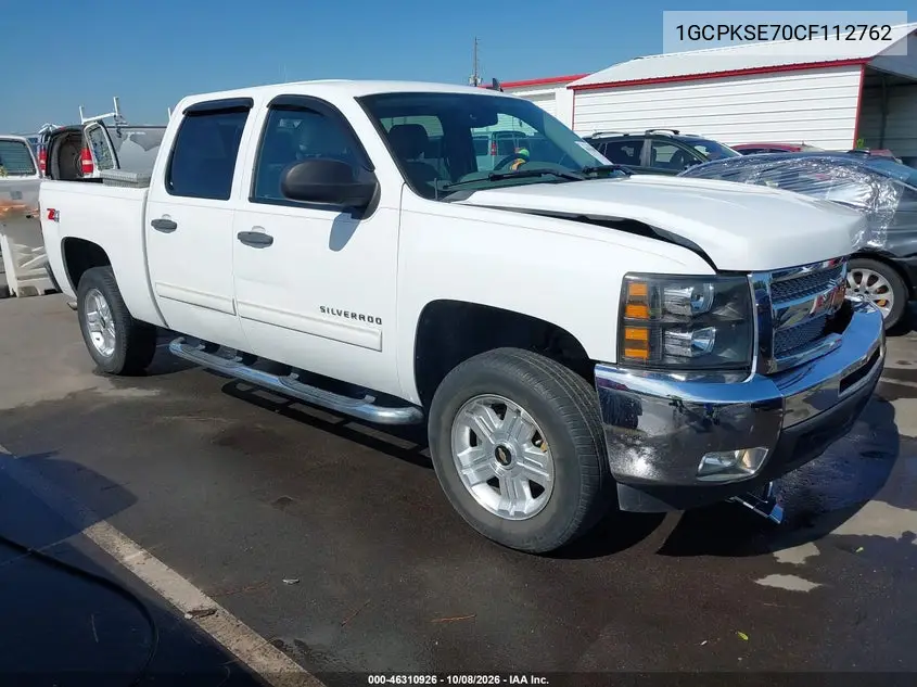 CHEVROLET SILVERADO 2012, VIN 1GCPKSE70CF112762