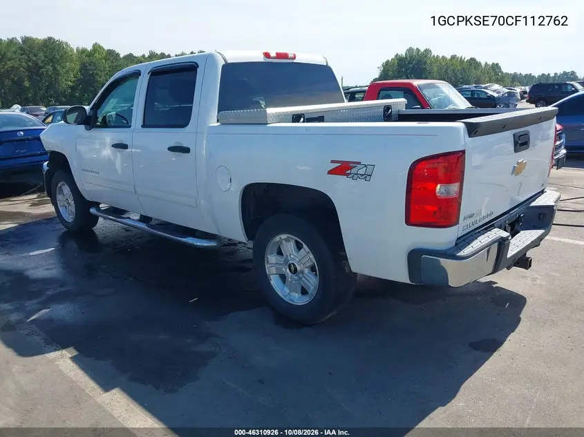 2012 CHEVROLET SILVERADO VIN 1GCPKSE70CF112762 — фото 3