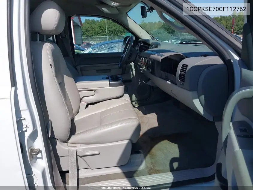 2012 CHEVROLET SILVERADO VIN 1GCPKSE70CF112762 — фото 5