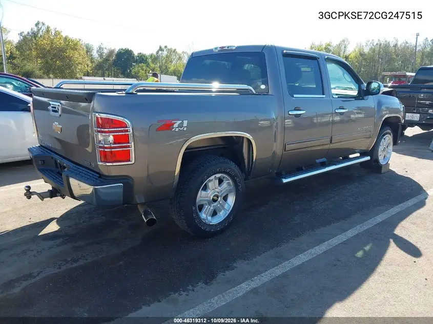 2012 CHEVROLET SILVERADO VIN 3GCPKSE72CG247515 — фото 4