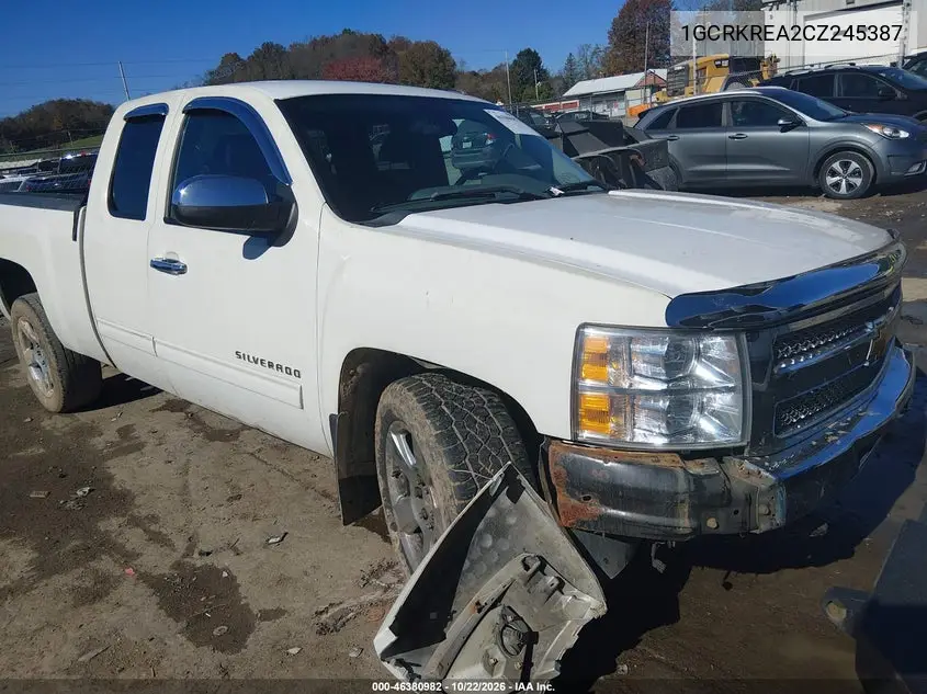 CHEVROLET SILVERADO 2012, VIN 1GCRKREA2CZ245387