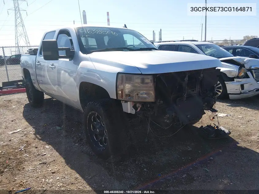 CHEVROLET SILVERADO 2012, VIN 3GCPKSE73CG164871
