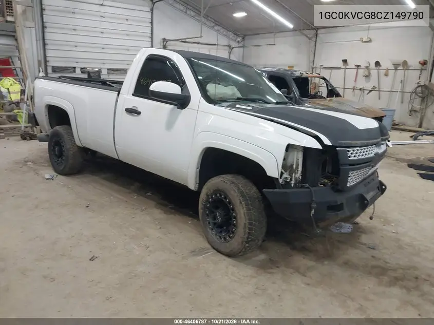 CHEVROLET SILVERADO 2012, VIN 1GC0KVCG8CZ149790