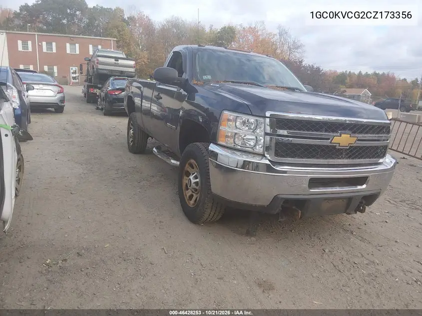 CHEVROLET SILVERADO 2012, VIN 1GC0KVCG2CZ173356