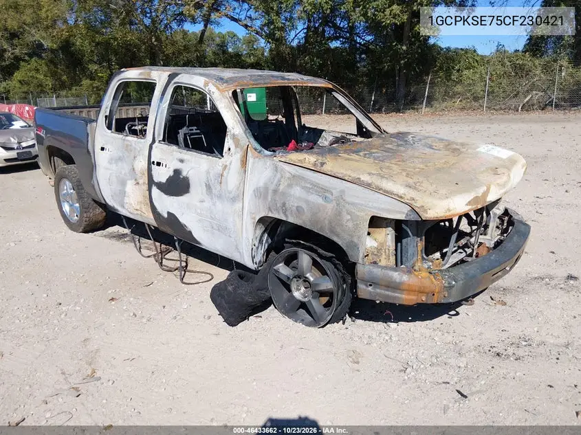 CHEVROLET SILVERADO 2012, VIN 1GCPKSE75CF230421