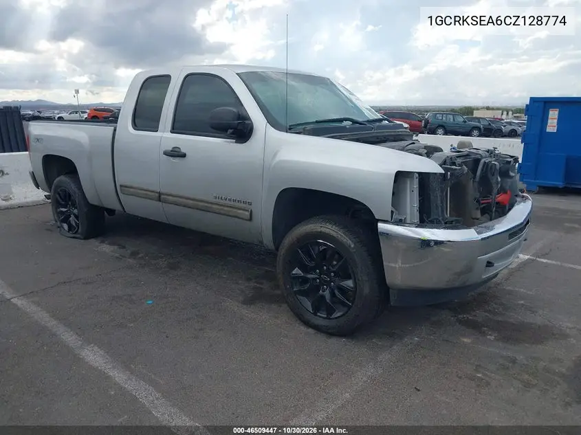 CHEVROLET SILVERADO 2012, VIN 1GCRKSEA6CZ128774