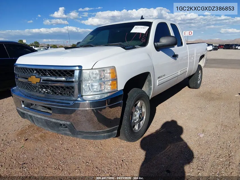 2013 CHEVROLET SILVERADO VIN 1GC2KXCGXDZ386853 — фото 2