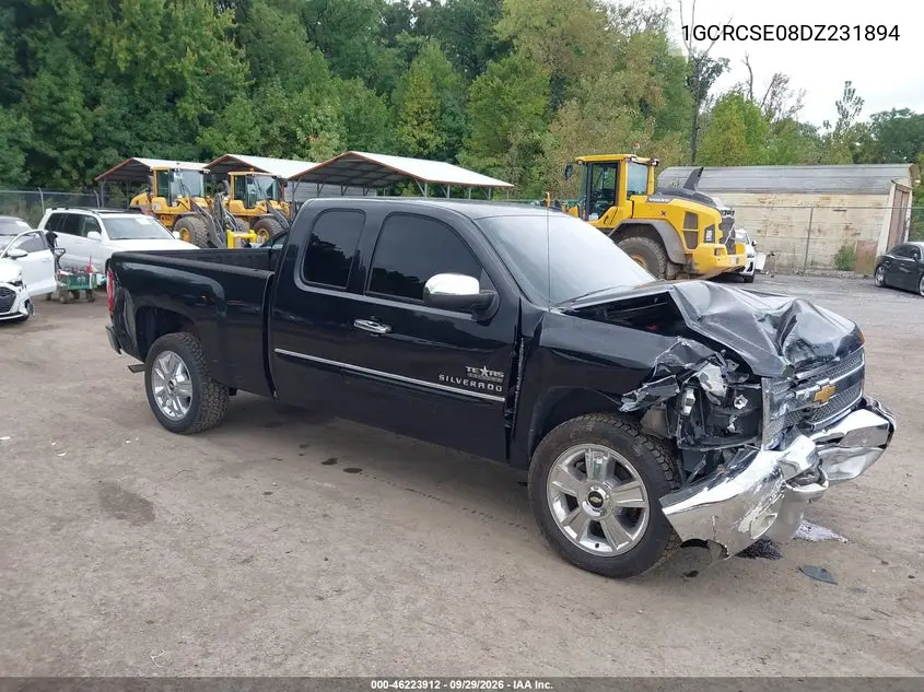 CHEVROLET SILVERADO 2013, VIN 1GCRCSE08DZ231894