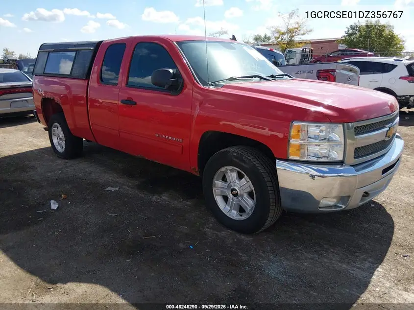CHEVROLET SILVERADO 2013, VIN 1GCRCSE01DZ356767