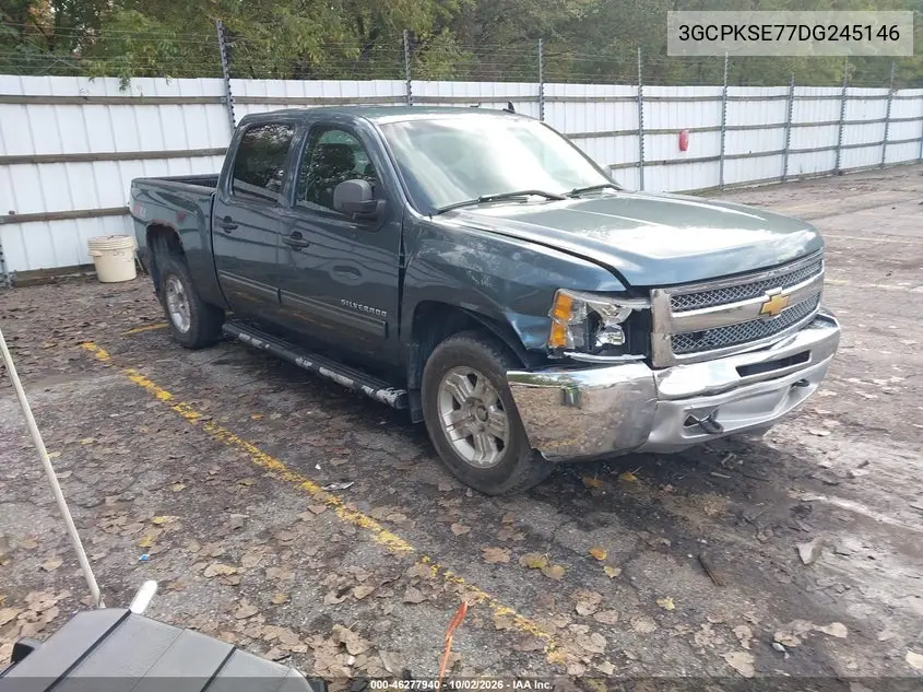 CHEVROLET SILVERADO 2013, VIN 3GCPKSE77DG245146