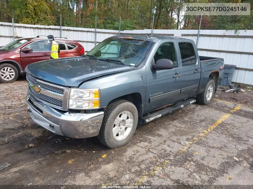 2013 CHEVROLET SILVERADO VIN 3GCPKSE77DG245146 — фото 2