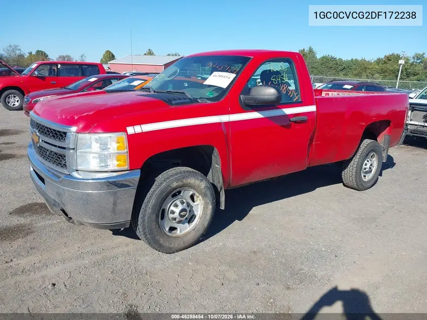 2013 CHEVROLET SILVERADO VIN 1GC0CVCG2DF172238 — фото 2