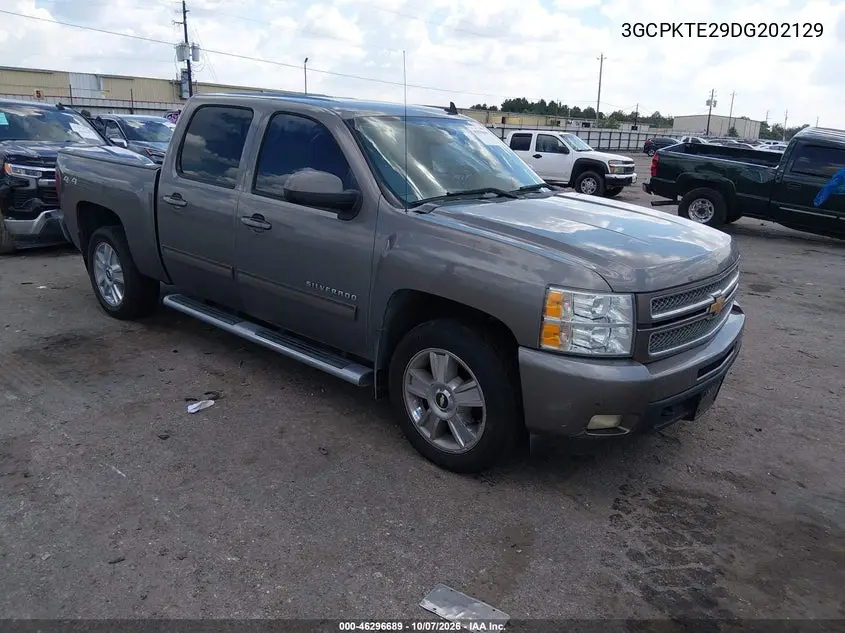 CHEVROLET SILVERADO 2013, VIN 3GCPKTE29DG202129