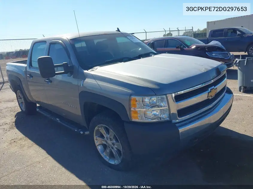 CHEVROLET SILVERADO 2013, VIN 3GCPKPE72DG297653