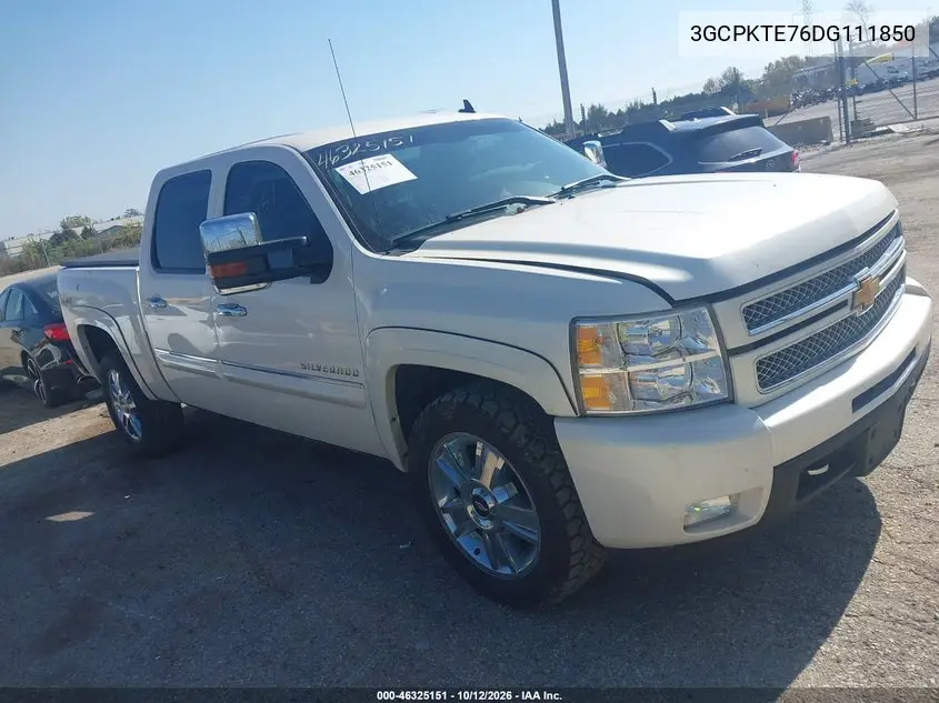 CHEVROLET SILVERADO 2013, VIN 3GCPKTE76DG111850