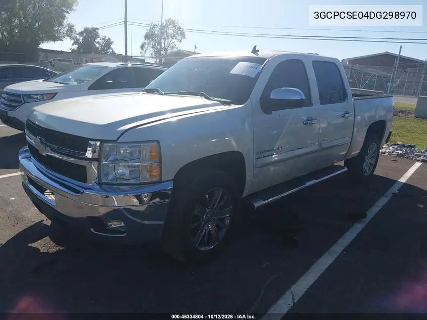 2013 CHEVROLET SILVERADO VIN 3GCPCSE04DG298970 — фото 2