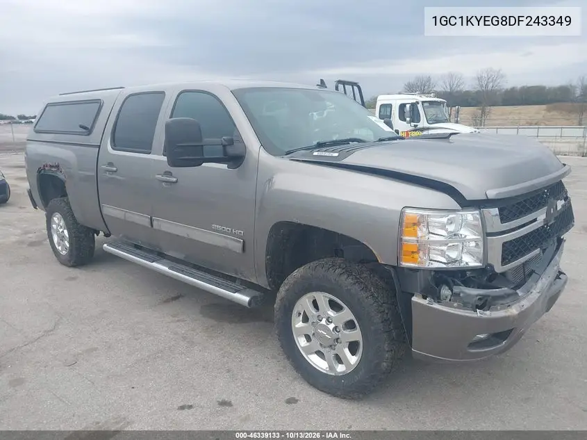 CHEVROLET SILVERADO 2013, VIN 1GC1KYEG8DF243349