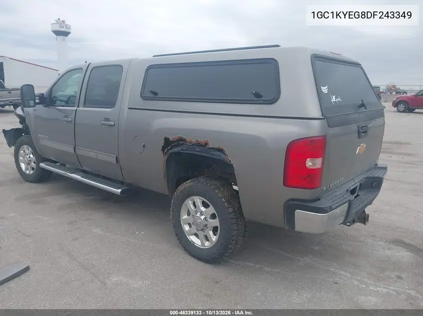 2013 CHEVROLET SILVERADO VIN 1GC1KYEG8DF243349 — фото 3