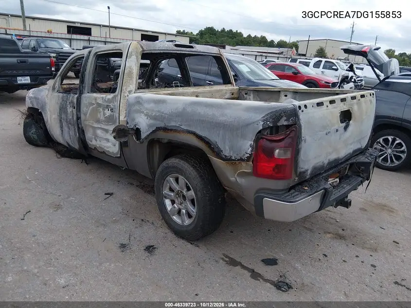 2013 CHEVROLET SILVERADO VIN 3GCPCREA7DG155853 — фото 3