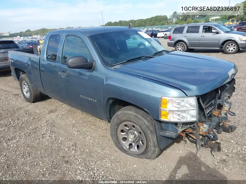 CHEVROLET SILVERADO 2013, VIN 1GCRKSEA8DZ336897