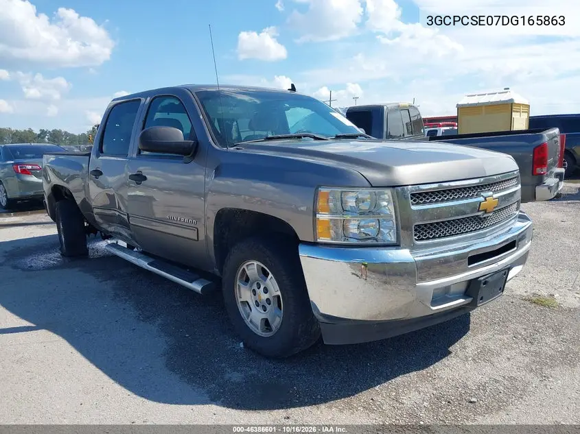 CHEVROLET SILVERADO 2013, VIN 3GCPCSE07DG165863
