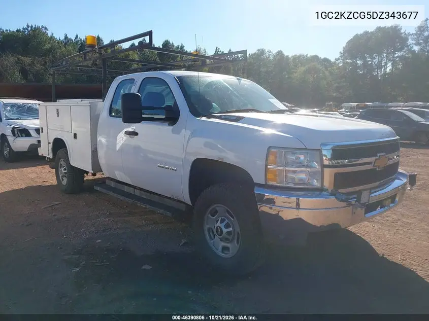 CHEVROLET SILVERADO 2013, VIN 1GC2KZCG5DZ343677