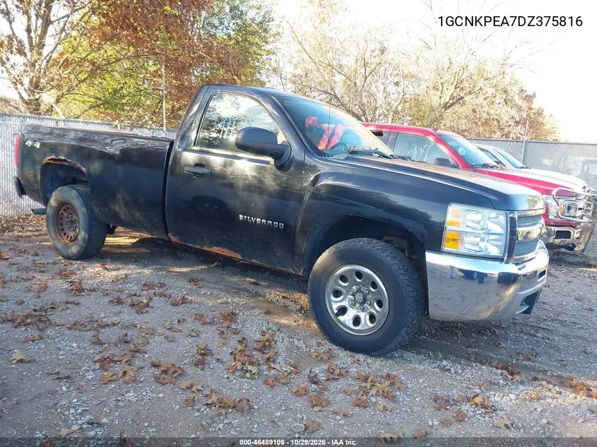 CHEVROLET SILVERADO 2013, VIN 1GCNKPEA7DZ375816