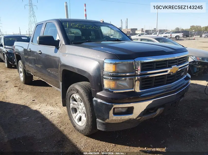 CHEVROLET SILVERADO 2014, VIN 1GCVKREC5EZ143245
