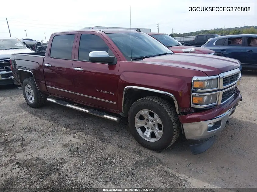 CHEVROLET SILVERADO 2014, VIN 3GCUKSEC0EG376808