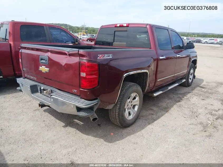 2014 CHEVROLET SILVERADO VIN 3GCUKSEC0EG376808 — фото 4