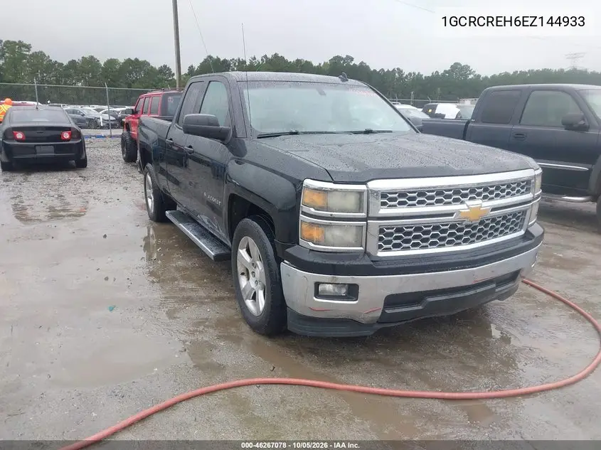 CHEVROLET SILVERADO 2014, VIN 1GCRCREH6EZ144933