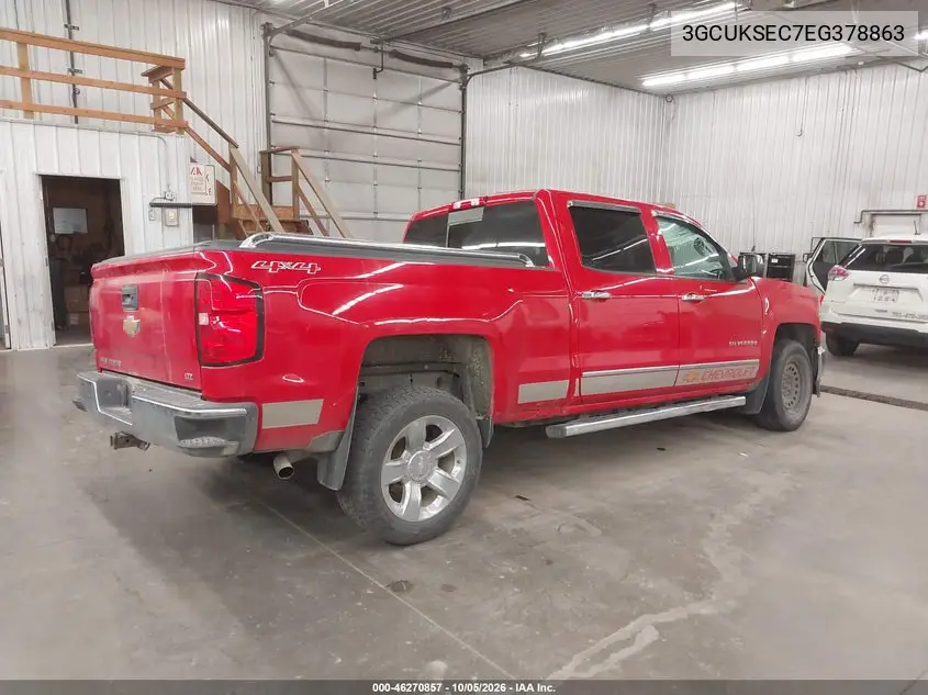 2014 CHEVROLET SILVERADO VIN 3GCUKSEC7EG378863 — фото 4