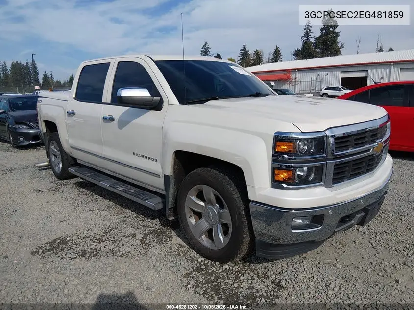 CHEVROLET SILVERADO 2014, VIN 3GCPCSEC2EG481859