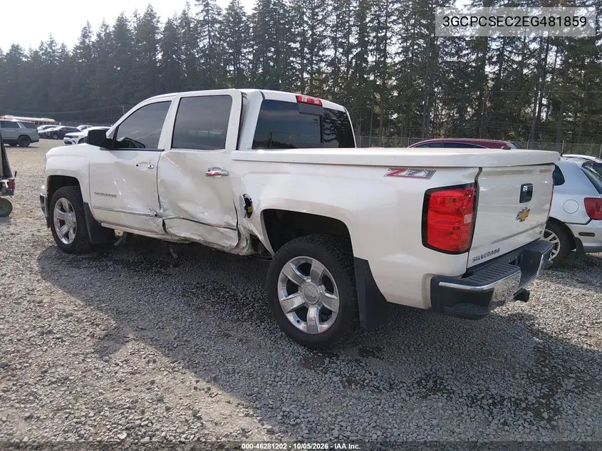 2014 CHEVROLET SILVERADO VIN 3GCPCSEC2EG481859 — фото 3