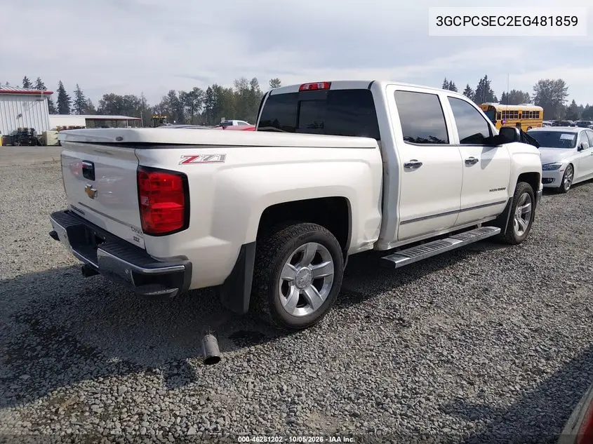 2014 CHEVROLET SILVERADO VIN 3GCPCSEC2EG481859 — фото 4
