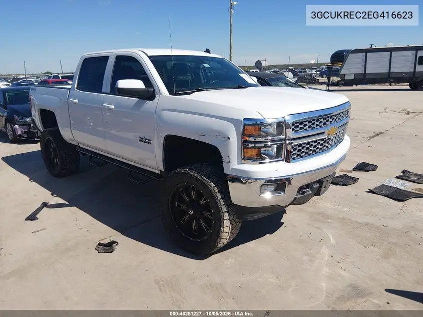 CHEVROLET SILVERADO 2014, VIN 3GCUKREC2EG416623