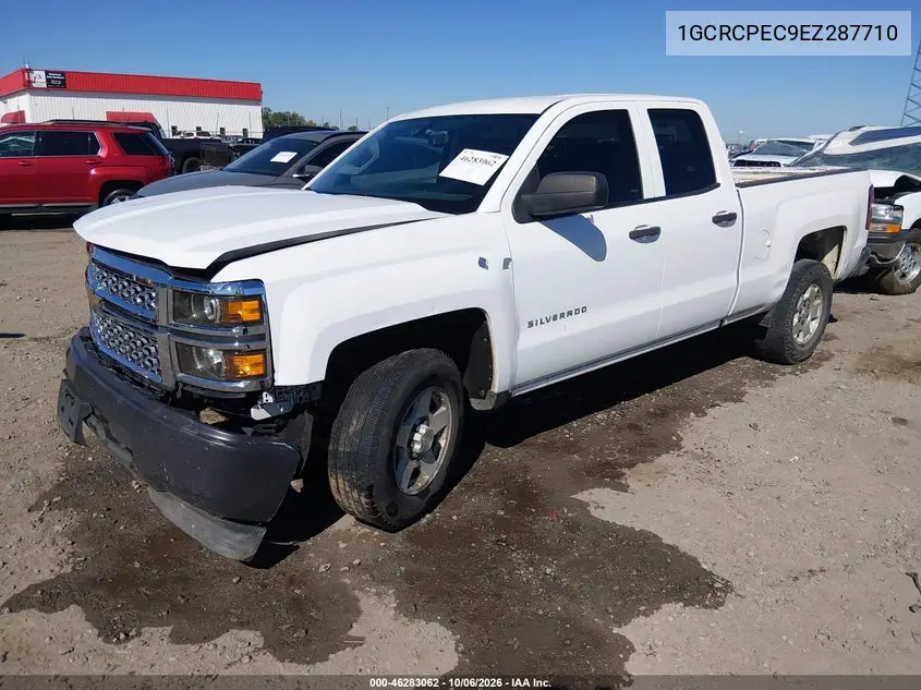 2014 CHEVROLET SILVERADO VIN 1GCRCPEC9EZ287710 — фото 2