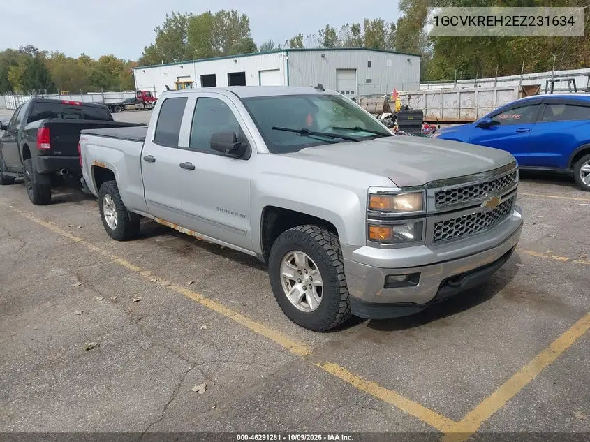CHEVROLET SILVERADO 2014, VIN 1GCVKREH2EZ231634