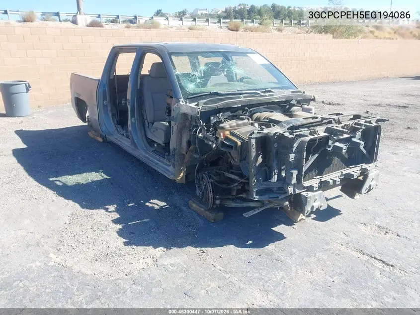 CHEVROLET SILVERADO 2014, VIN 3GCPCPEH5EG194086