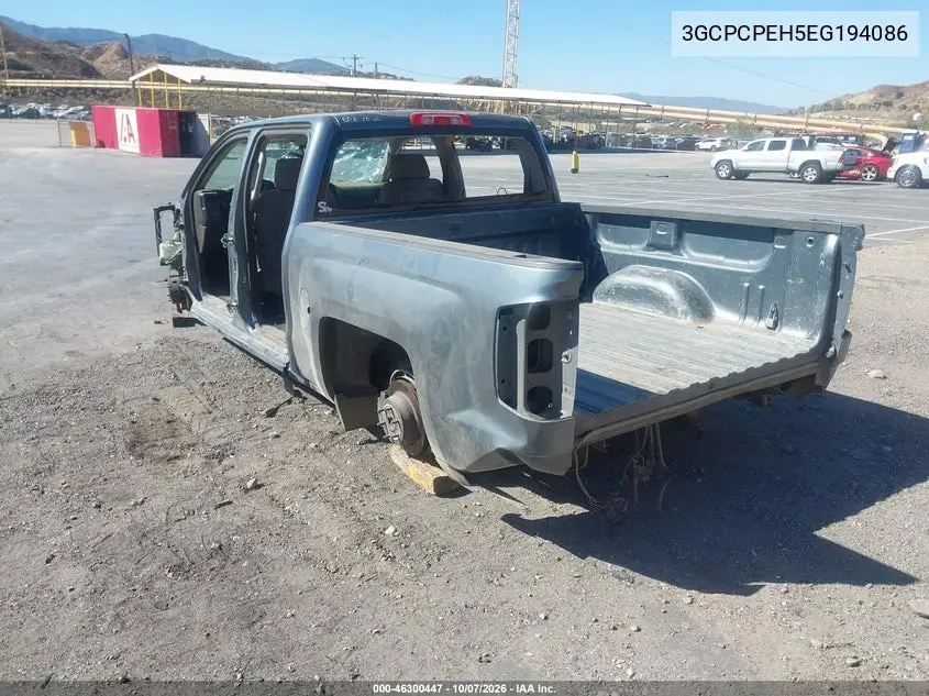 2014 CHEVROLET SILVERADO VIN 3GCPCPEH5EG194086 — фото 3