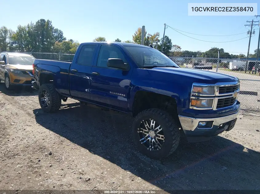 CHEVROLET SILVERADO 2014, VIN 1GCVKREC2EZ358470