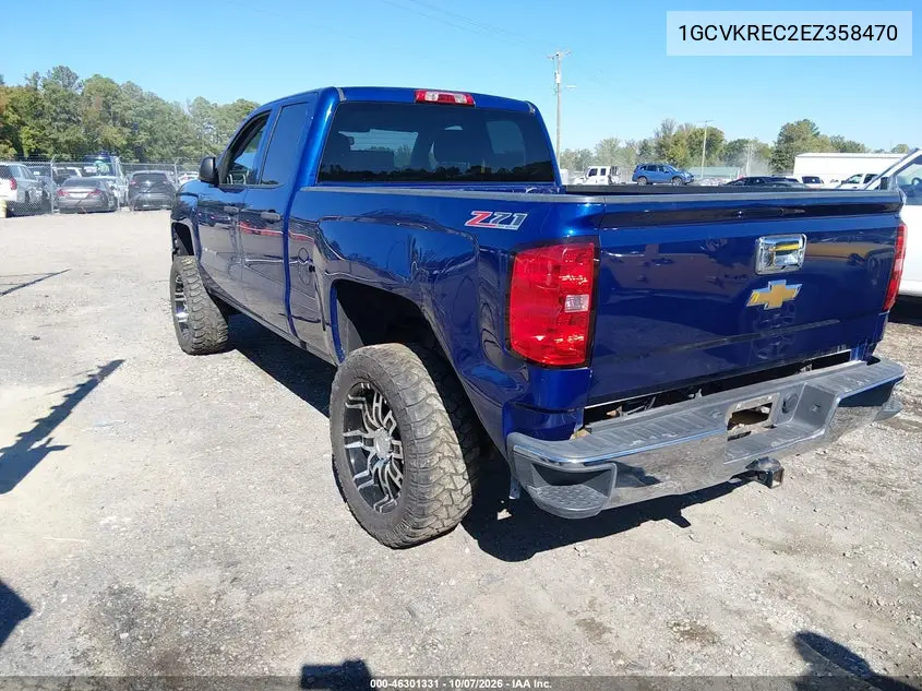 2014 CHEVROLET SILVERADO VIN 1GCVKREC2EZ358470 — фото 3