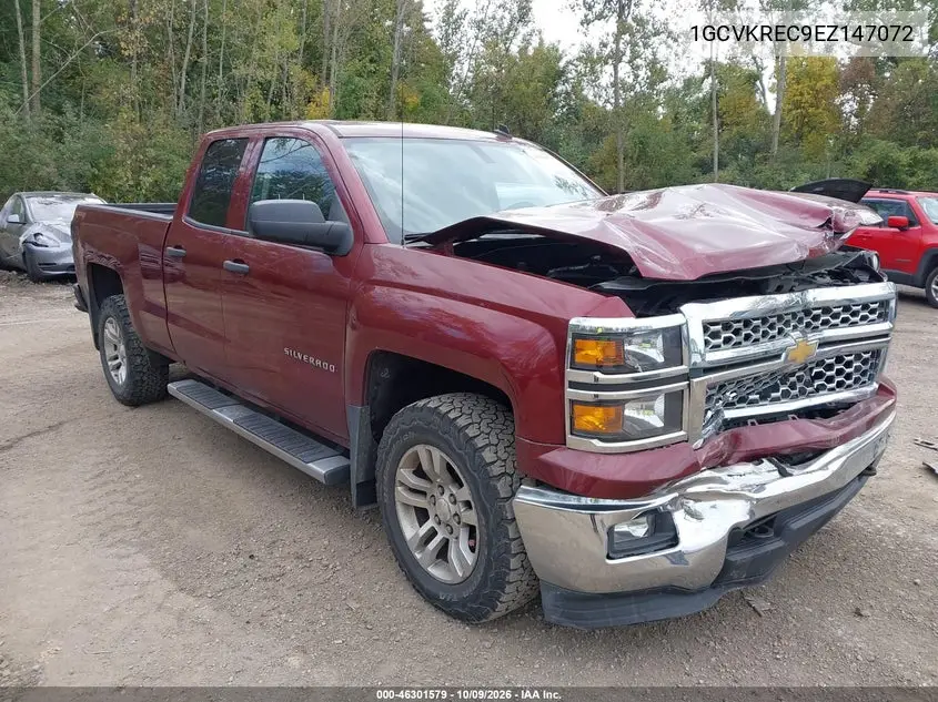 CHEVROLET SILVERADO 2014, VIN 1GCVKREC9EZ147072