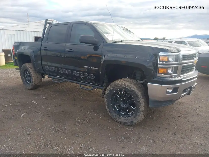 CHEVROLET SILVERADO 2014, VIN 3GCUKREC9EG492436