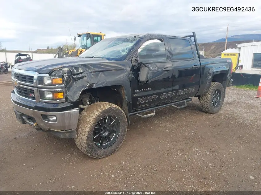 2014 CHEVROLET SILVERADO VIN 3GCUKREC9EG492436 — фото 2