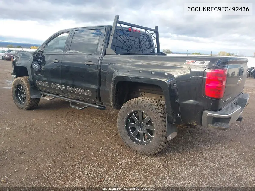 2014 CHEVROLET SILVERADO VIN 3GCUKREC9EG492436 — фото 3