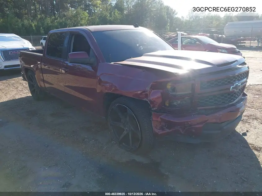CHEVROLET SILVERADO 2014, VIN 3GCPCREC6EG270852
