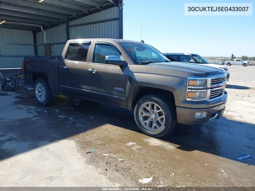 CHEVROLET SILVERADO 2014, VIN 3GCUKTEJ5EG433007