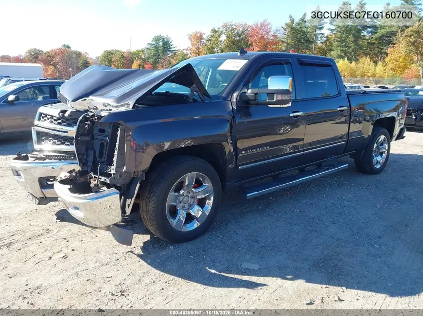 2014 CHEVROLET SILVERADO VIN 3GCUKSEC7EG160700 — фото 2