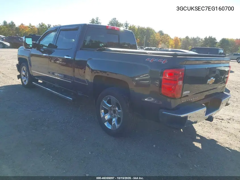 2014 CHEVROLET SILVERADO VIN 3GCUKSEC7EG160700 — фото 3